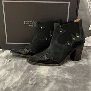 Pre loved Lucchese suede boots